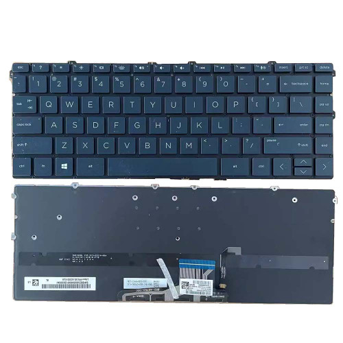 Laptop Keyboard For HP Spectre x360 13-AW2099TU 13-AW2100TU 13-AW2101TU 13-AW2102TU 13-AW2123TU 13-AW2124TU 13-AW2125TU 13-AW2126TU with backlit United States US Blue New