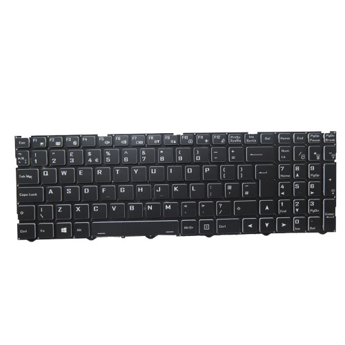 Laptop No Backlit Keyboard For Aquado Slim Notebook P1722 V2 17,3 Zoll United Kingdom UK Black No Frame New