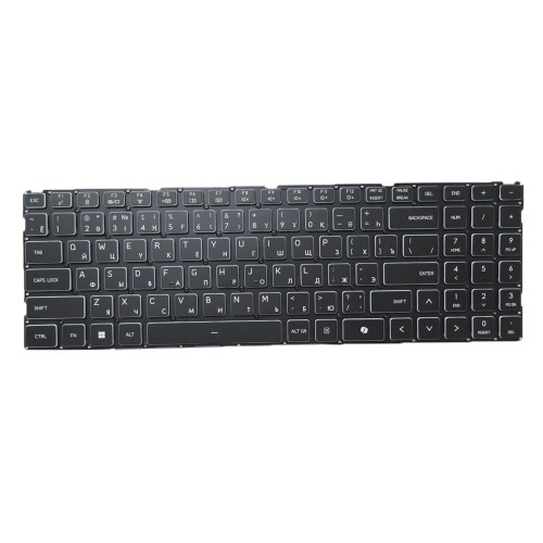 Laptop No Backlit Keyboard For Aquado Notebook G1747 RTX4080 17,3 Zoll Russian RU Black No Frame New