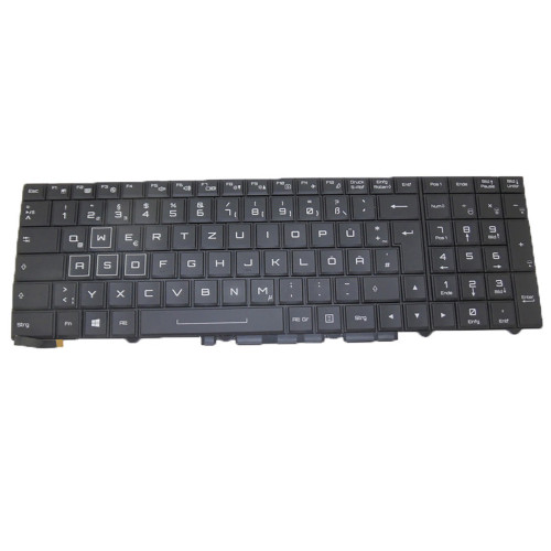 Laptop Keyboard For Schenker XMG U716 Germany GR With Backlit Black New