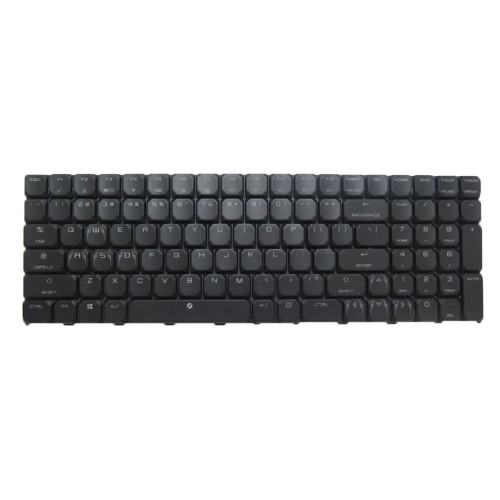 Used Laptop Colorful Keyboard Mechanical keyboard Oval keycaps For 한성컴퓨터 For Hansung TFG156 English US With Small Ctrl Black Without Frame 90% New