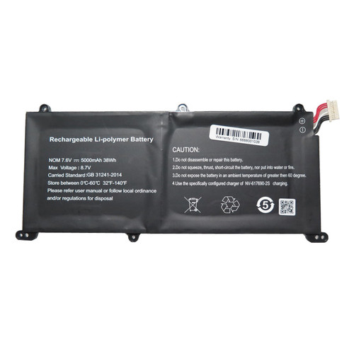 Laptop Battery For Casper Nirvana C350 i3 7.6V 5000mAh 38Wh New