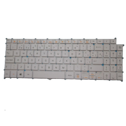 White Laptop Keyboard For LG 15Z975 15Z975-G 15Z975-U U.AP51U1 Spanish SP No Frame New