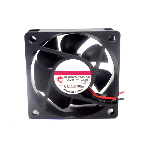 Cooling Fan For SUNON MF60252V2-1000C-A99 DC24V 0.72W 60*60*25MM 2Lines New