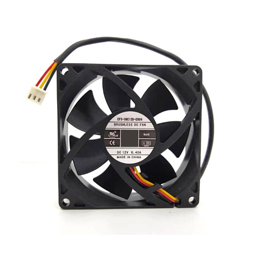 Cooling Fan EFS-08E12D-ER04 DC12V 0.40A 3PIN New