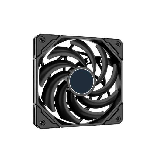 Cooling Fan TF-12025 12CM Temperature Contro Black 4PIN New