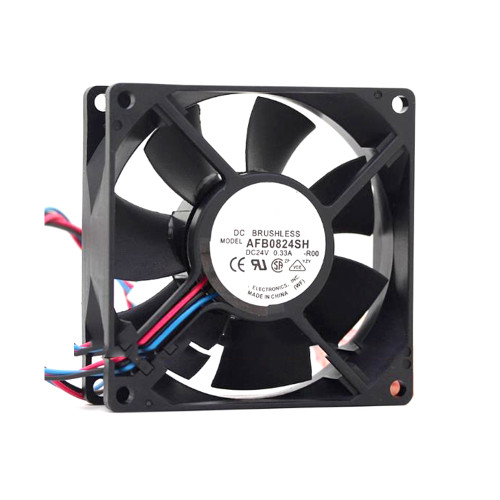 Cooling Fan AFB0824SH-R00 DC24V 0.33A 8CM 3PIN New