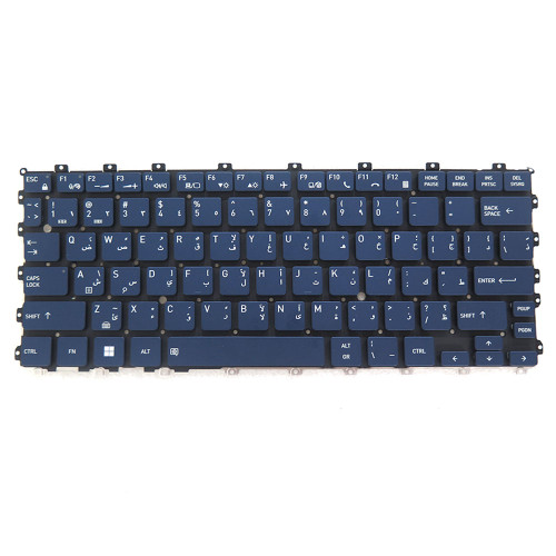 Laptop Keyboard For Dynabook Portege X40L-K Arabia AR Blue With Backlit New