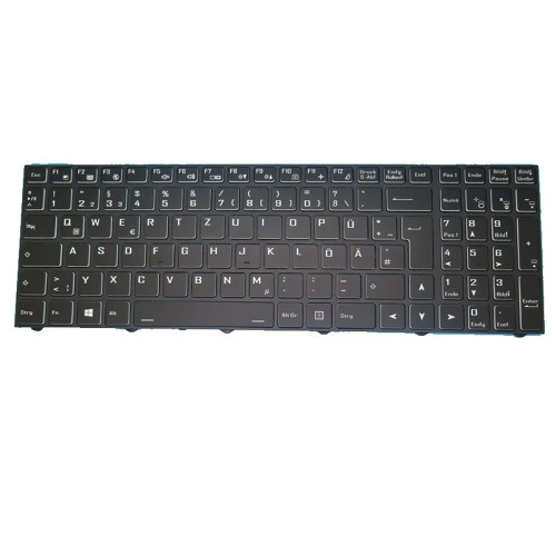 Laptop Keyboard For Schenker XMG Focus 16 M22 Germany GR With Backlit Black New