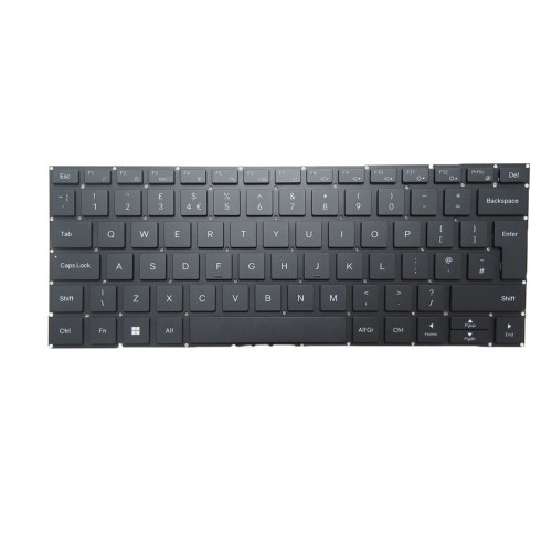 Laptop No Backlit Paper Keyboard For TFM23H76GB9852 KBDR13A008-4065 United Kingdom UK/GB Black No Frame New