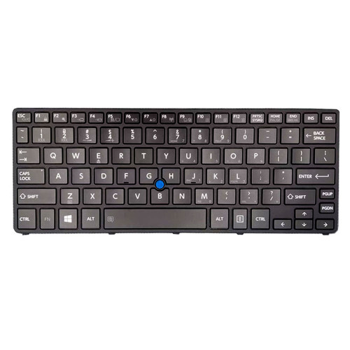 Laptop Keyboard For Toshiba Portege Z20T-B Z20T-B-10H Z20T-B-113 Z20T-B-115 Z20T-B-10C Z20T-B-10Q Z20T-B-005 English US Black With Backlit&Pointing New