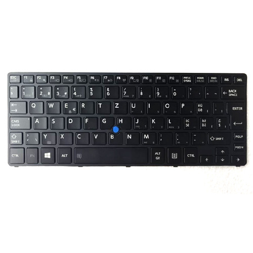Laptop Keyboard For Toshiba Portege Z20T-C Z20T-C-13Z Z20T-C-140 Z20T-C-144 Z20T-C-14J Z20T-C-152 Z20T-C-155 Z20T-C-156 Z20T-C-15H Z20T-C-15J Swiss SW Black With Backlit&Pointing New