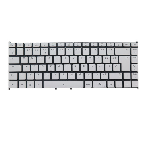 Laptop No Backlit Paper Keyboard TFM24M26 TFM24M26GB98521 KBDR14A009-4061 United Kingdom UK/GB White No Frame New