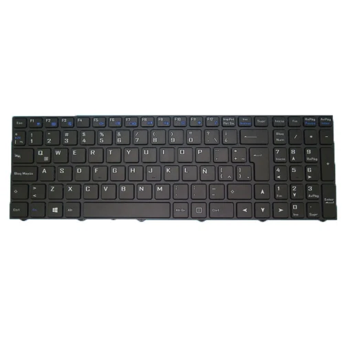 Black Laptop No Backlit Keyboard For AVADirect V370SNEQ V370SNEQ QS Latin America LA With Black Frame New