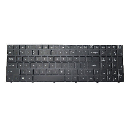 Black Laptop No Backlit Keyboard For AVADirect V560TU V560TU QS English US With Frame New