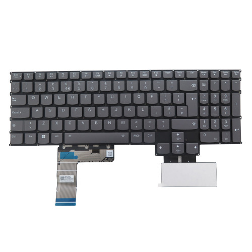 Laptop Keyboard For Lenovo Legion Pro 7 16IRX9H 83DE United Kingdom UK With RGB Color Backlit Gray New