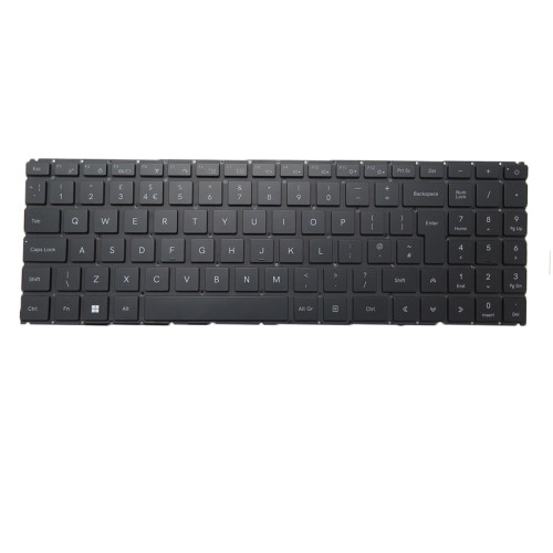 Laptop Keyboard For Schenker Vision 16 Pro United Kingdom UK With Backlit Black New