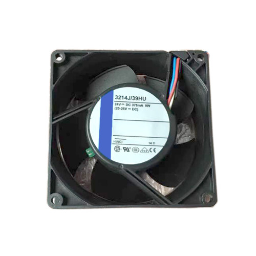 Cooling Fan For Ebmpapst 3214J/39HU DC24V 375mA 9W 9CM 3Lines New