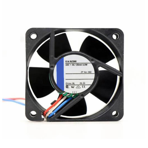 Cooling Fan For Ebmpapst 614N/2HH DC24V 125mA 3.0W 3Lines New