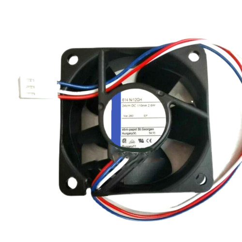 Cooling Fan For Ebmpapst 614N/12GH DC24V 110mA 2.6W 3Lines New