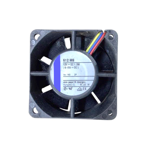 Cooling Fan For Ebmpapst 612MS DC12V 1.3W 6CM 3Lines New