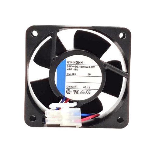 Cooling Fan For Ebmpapst 614NGHH DC24V 150mA 3.6W 2Lines New