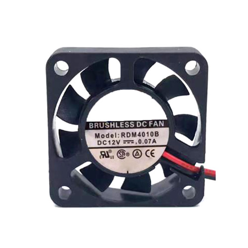 Cooling Fan RDM4010B DC12V 0.07A 4CM 2Lines New