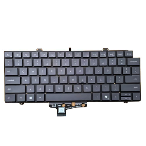Laptop Keyboard For Dell Pro 14 PC14250 PC14255 / Pro 14 Plus PB14250 PB14255 / Pro 14 Plus PB14250 2-in-1 PB14255 2-in-1 0RW20C RW20C English US Gray With Backlit