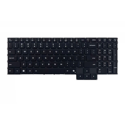 Laptop Keyboard For Lenovo Legion 5 15IAX10 83F0 English US With White Backlit Black New