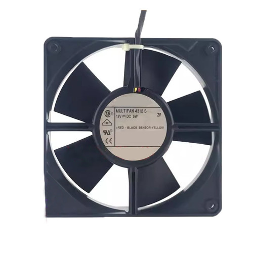Cooling Fan For PAPST MULTIFAN 4312 S 120*120*32MM 12VDC 5W 2Lines New
