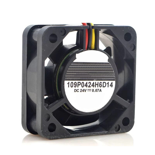Cooling Fan For SANYO DENKI 40 109P0424H6D14 40*40*20MM DC24V 0.07A 3Lines Ordinary plug New