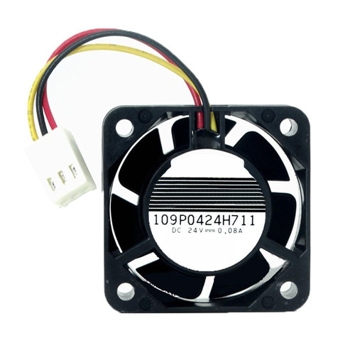 Cooling Fan For SANYO DENKI 40 109P0424H711 40*40*15MM DC24V 0.08A 3Lines New