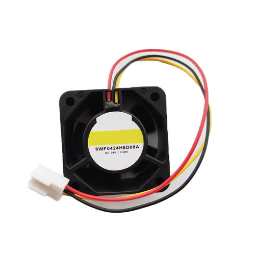 Cooling Fan For SANYO DENKI 40WF 9WF0424H6D08A 40*40*20MM DC24V 0.08A 3Lines Ordinary plug New