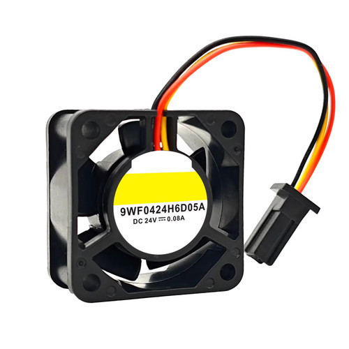 Cooling Fan For SANYO DENKI 40WF 9WF0424H6D05A 40*40*20MM DC24V 0.08A 3Lines New