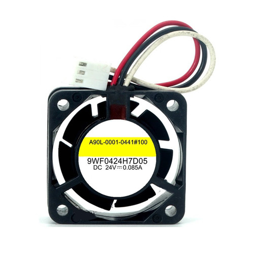 Cooling Fan For SANYO DENKI 40WF 9WF0424H7D05 40*40*20MM DC24V 0.085A 3Lines Ordinary plug New