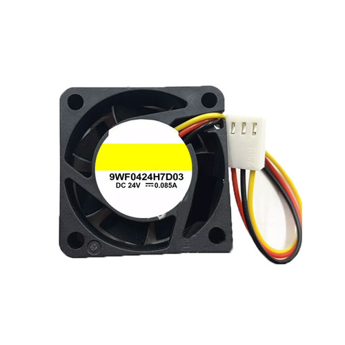 Cooling Fan For SANYO DENKI 40WF 9WF0424H7D03 40*40*20MM DC24V 0.085A 3Lines Ordinary plug New