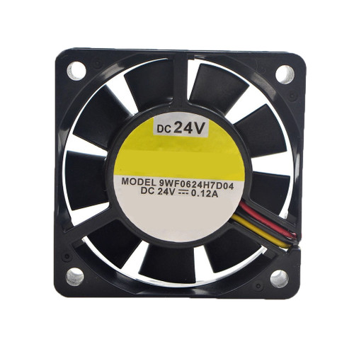 Cooling Fan For SANYO DENKI 60WF 9WF0624H7D04 60*60*15MM DC24V 0.12A 3Lines Nako plug New
