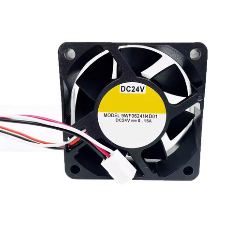 Cooling Fan For SANYO DENKI 60WF 9WF0624H4D01 60*60*25MM DC24V 0.15A 3Lines Ordinary plug New