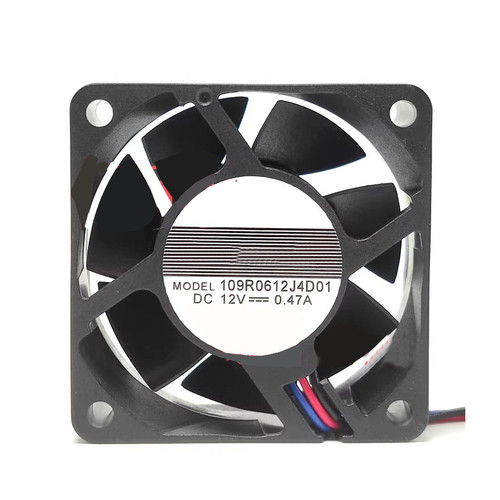Cooling Fan For SANYO DENKI 60 109R0612J4D01 60*60*20MM DC12V 0.47A 3Lines New
