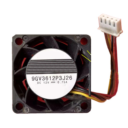 Cooling Fan For SANYO DENKI 36 9GV3612P3J26 36*36*28MM DC12V 0.75A 4Lines New