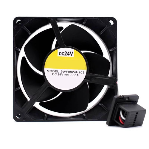 Cooling Fan For SANYO DENKI 92WF 9WF0924H203 92*92*32MM DC24V 0.35A 3Lines Nako plug New