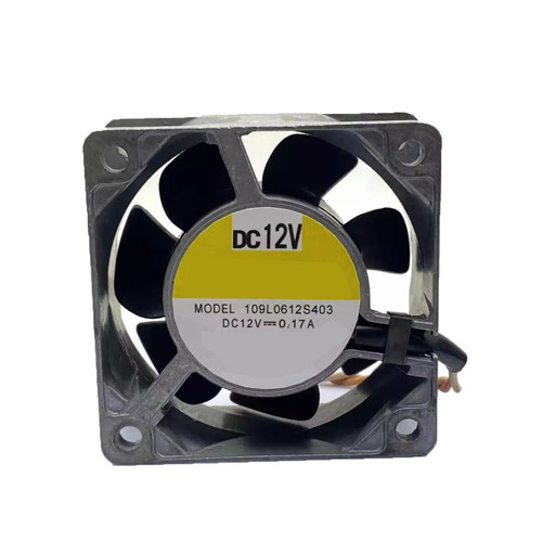 Cooling Fan For SANYO DENKI 60L 109L0612S403 60*60*25MM DC12V 0.17A Metal Frame New