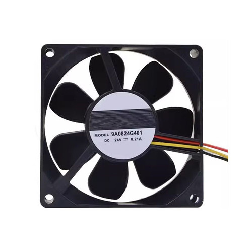 Cooling Fan For SANYO DENKI 80 9A0824G401 80*80*25MM DC24V 0.21A 3Lines New
