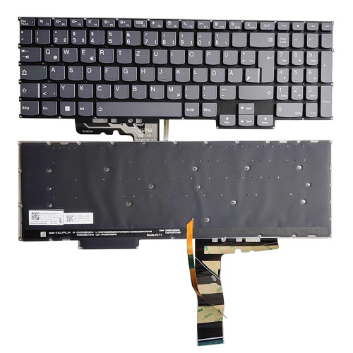 Laptop Keyboard For Lenovo Yoga Slim 7 Pro 16ACH6 82QQ Germany GR With Backlit Gray New
