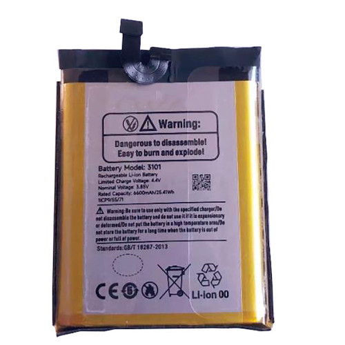 Battery For Ulefone For Armor 15 3101 6600mAh 3.85V 25.41Wh New