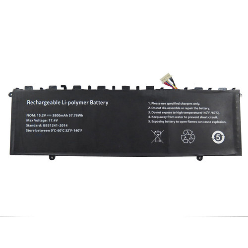 Laptop Battery For Crelander X16 15.2V 3800MAH 57.76WH 10PIN 9Lines New