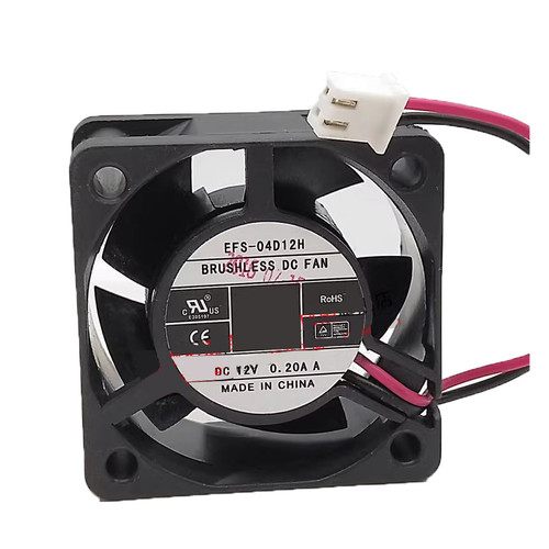 Cooling Fan For DWPH EFS-04D12H 40*40*20MM DC12V 0.20A 2Lines New