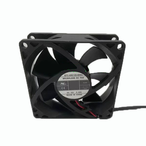 Cooling Fan For DWPH EFC-08E12D-E004 80*80*25MM DC12V 0.40A 2Lines New