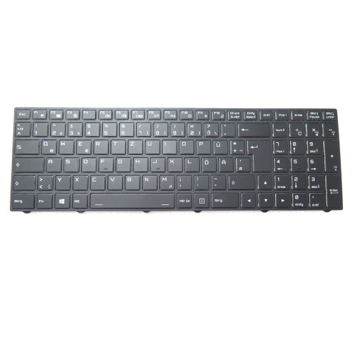 Laptop Keyboard For Mifcom SG6 i7 RTX 2060 P960RD German GR Black With Backlit New