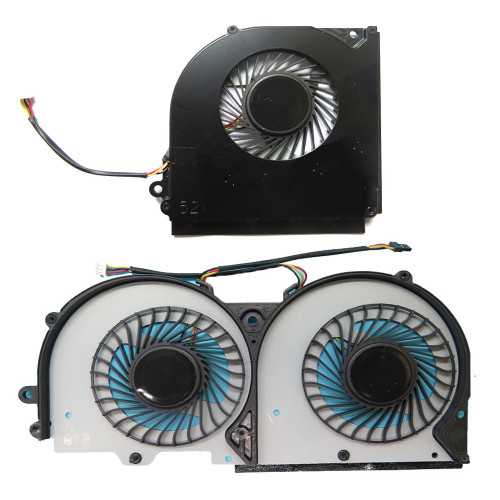 Laptop CPU GPU Fan For Prostar P950HP3 P950HP P950HP6 P950HR P955HP6 P955HR P957HP3 P957HP6 P957HR DC5V 0.5A 3PIN A Pair New